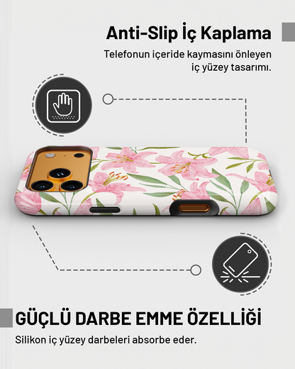 Summer Collection Pink Flower PROTECT Telefon Kılıfı