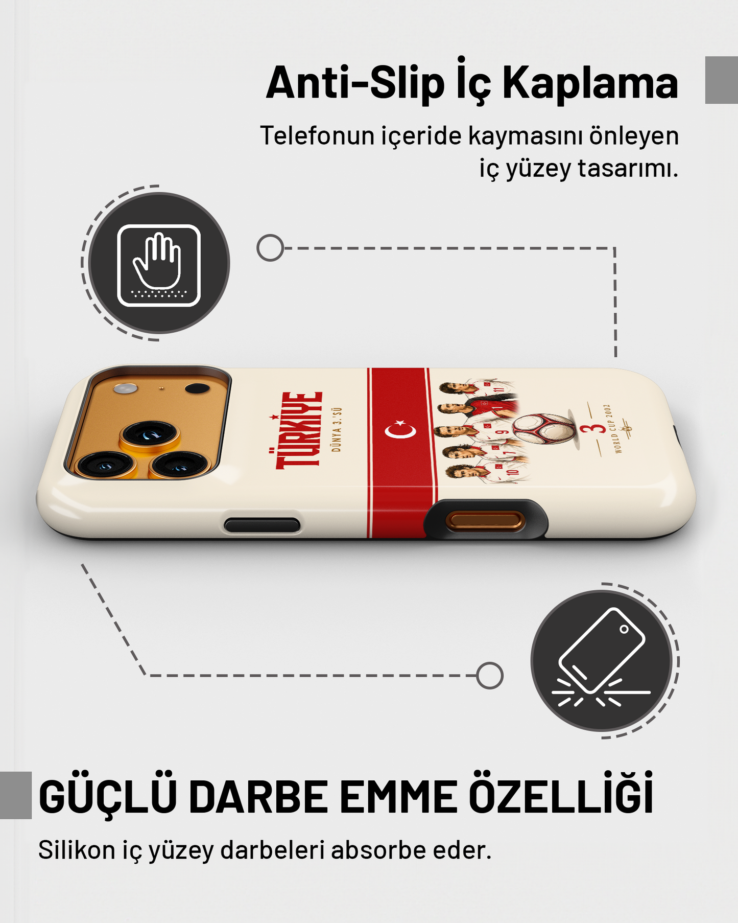 Türkiye WC 2026 Türkiye (2002) PROTECT Telefon Kılıfı