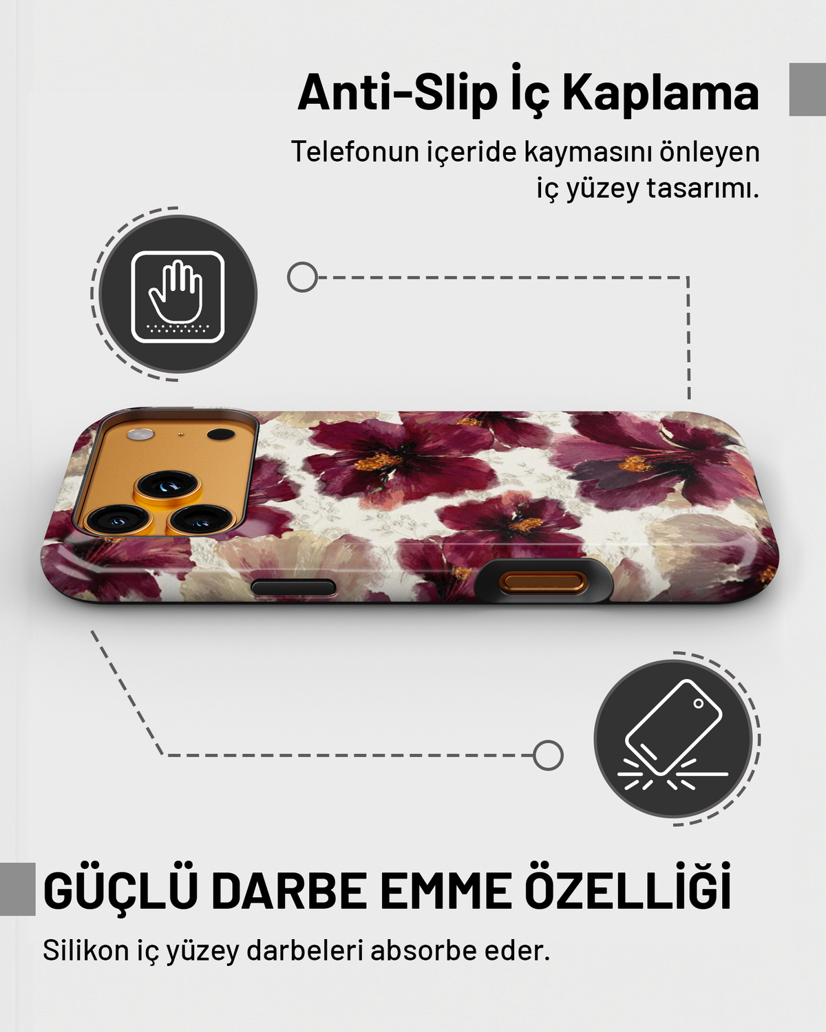 "Faded Bloom" PROTECT Telefon Kılıfı