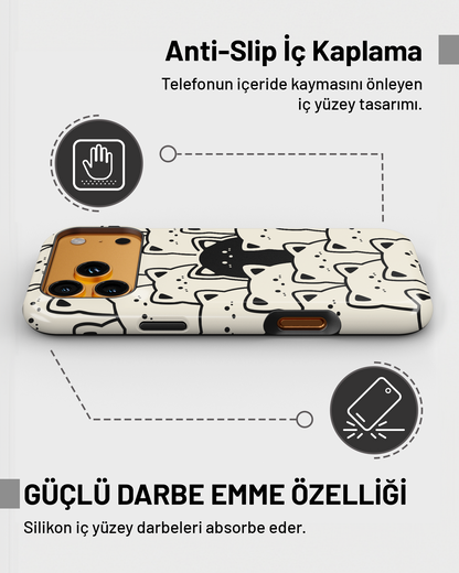 "Siyah Kedi" PROTECT Telefon Kılıfı