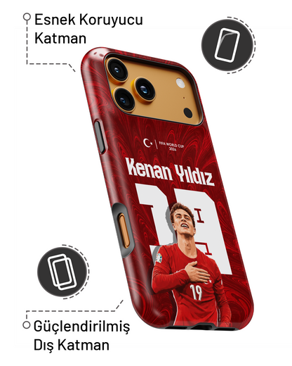 Türkiye WC 2026 Kenan Yıldız PROTECT Telefon Kılıfı