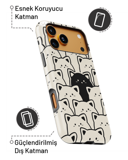 "Siyah Kedi" PROTECT Telefon Kılıfı
