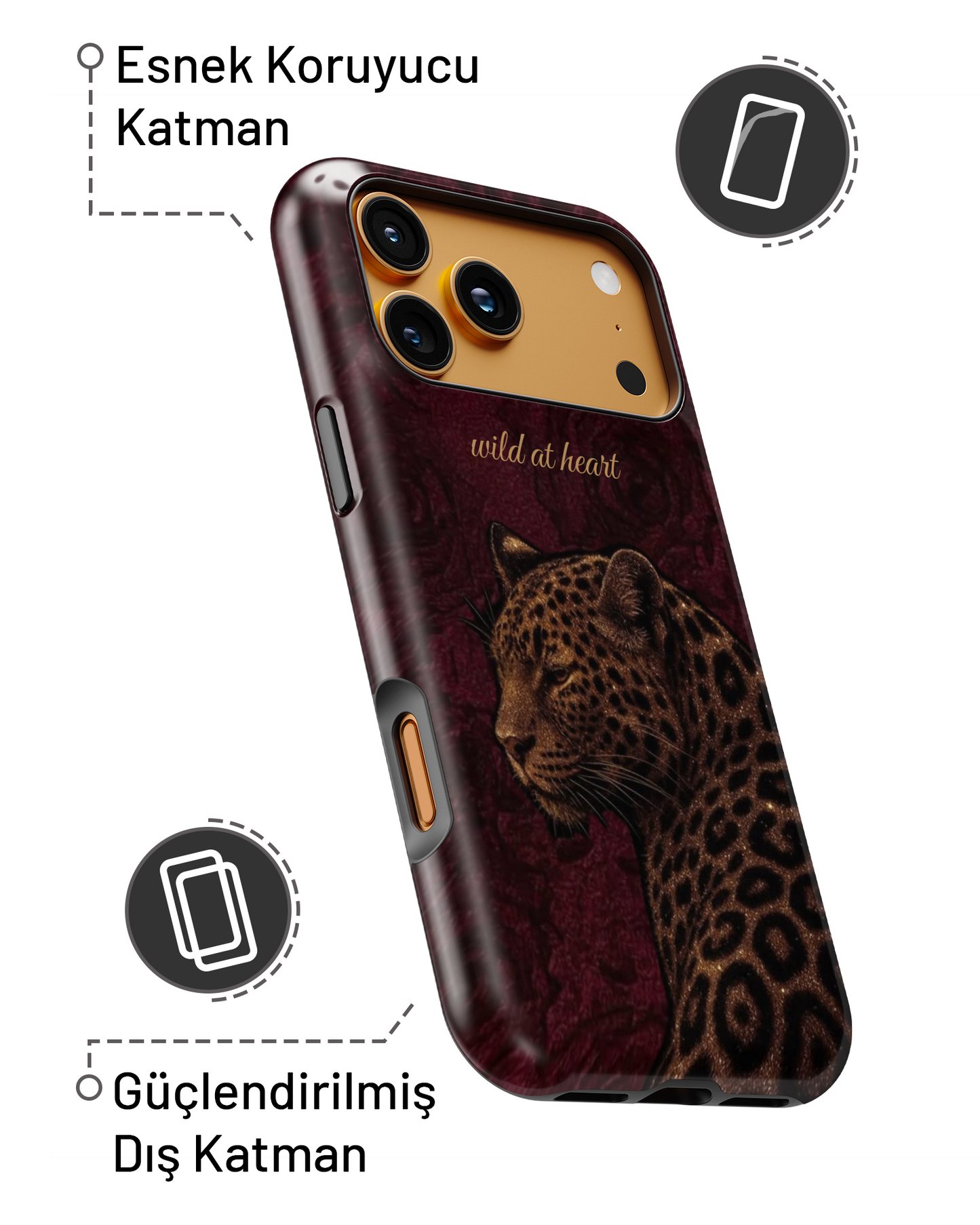"Wild at heart" PROTECT Telefon Kılıfı