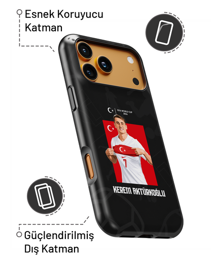Türkiye WC 2026 Kerem Aktürkoğlu PROTECT Telefon Kılıfı