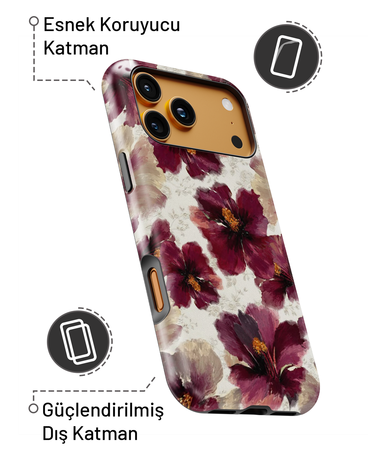 "Faded Bloom" PROTECT Telefon Kılıfı