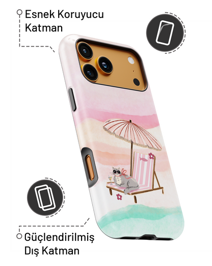 Summer Collection Beach Cat PROTECT Telefon Kılıfı