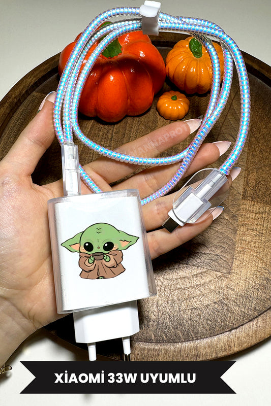 Xiaomi 33W Uyumlu Koruyucu Kılıf Şeffaf Yoda