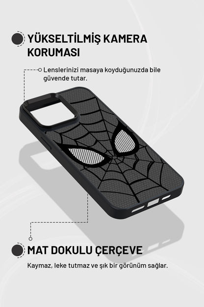 "Siyah Spider" Siyah İmpact Telefon Kılıfı