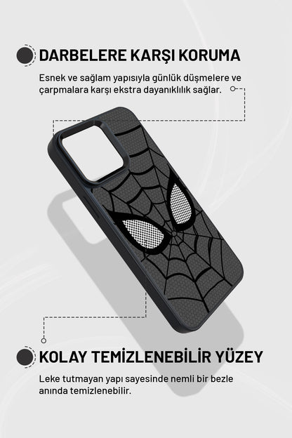 "Siyah Spider" Siyah İmpact Telefon Kılıfı