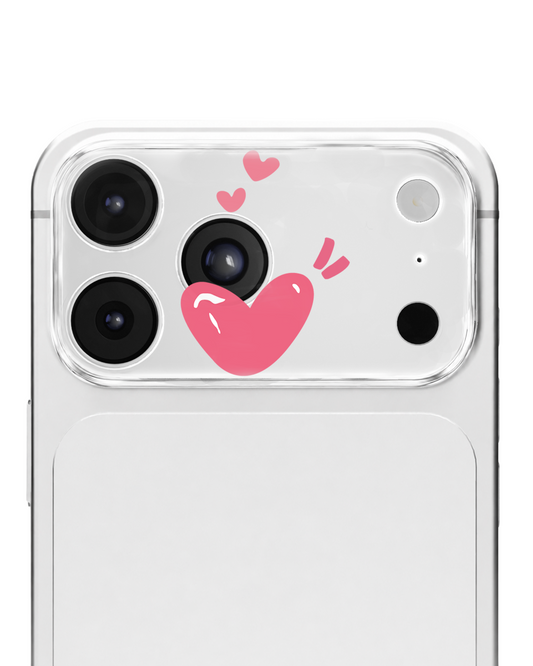 “Hearts” Tam Kapatan Kamera Koruyucu Lens
