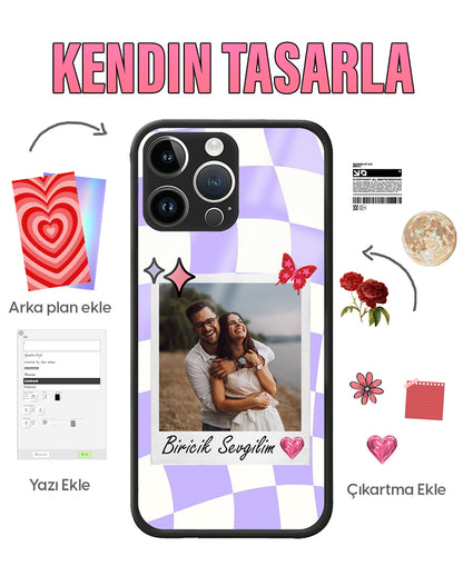 "Kendin Tasarla" Cam Telefon Kılıfı