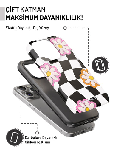 "Dama Çiçek" PROTECT Telefon Kılıfı