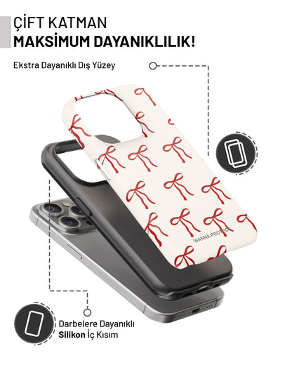 "Red Fiyonk" PROTECT Telefon Kılıfı