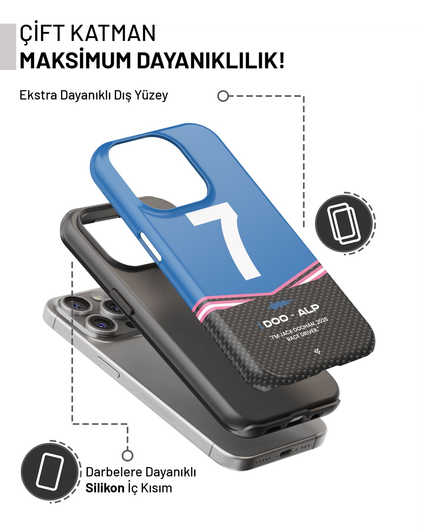 "Jack Doohan F1 2025" PROTECT Telefon Kılıfı