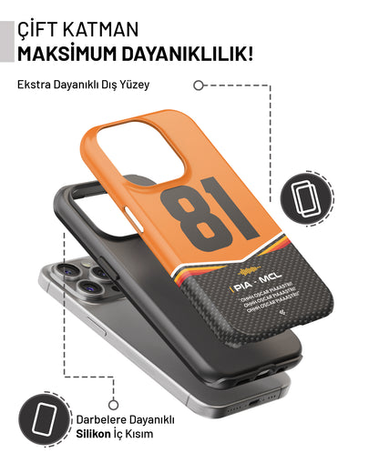 "Oscar Piastri F1 2025" PROTECT Telefon Kılıfı
