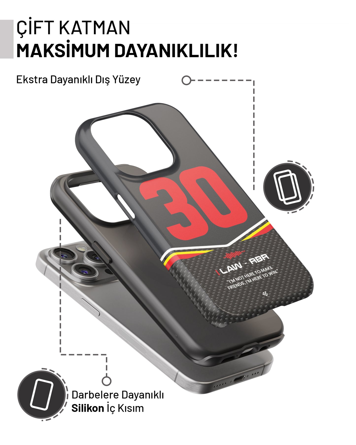 "Liam Lawson F1 2025" PROTECT Telefon Kılıfı