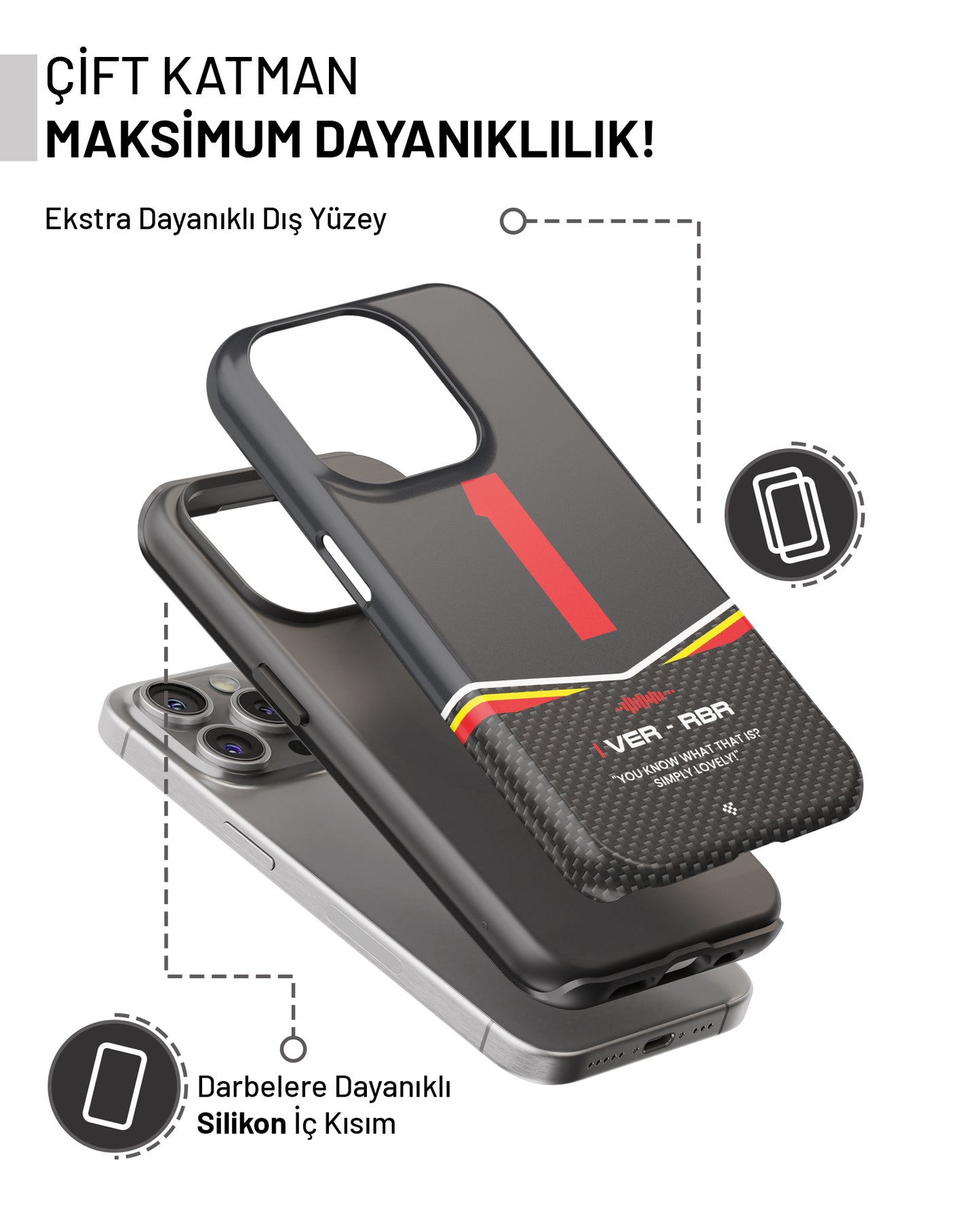 "Max Verstappen F1 2025" PROTECT Telefon Kılıfı