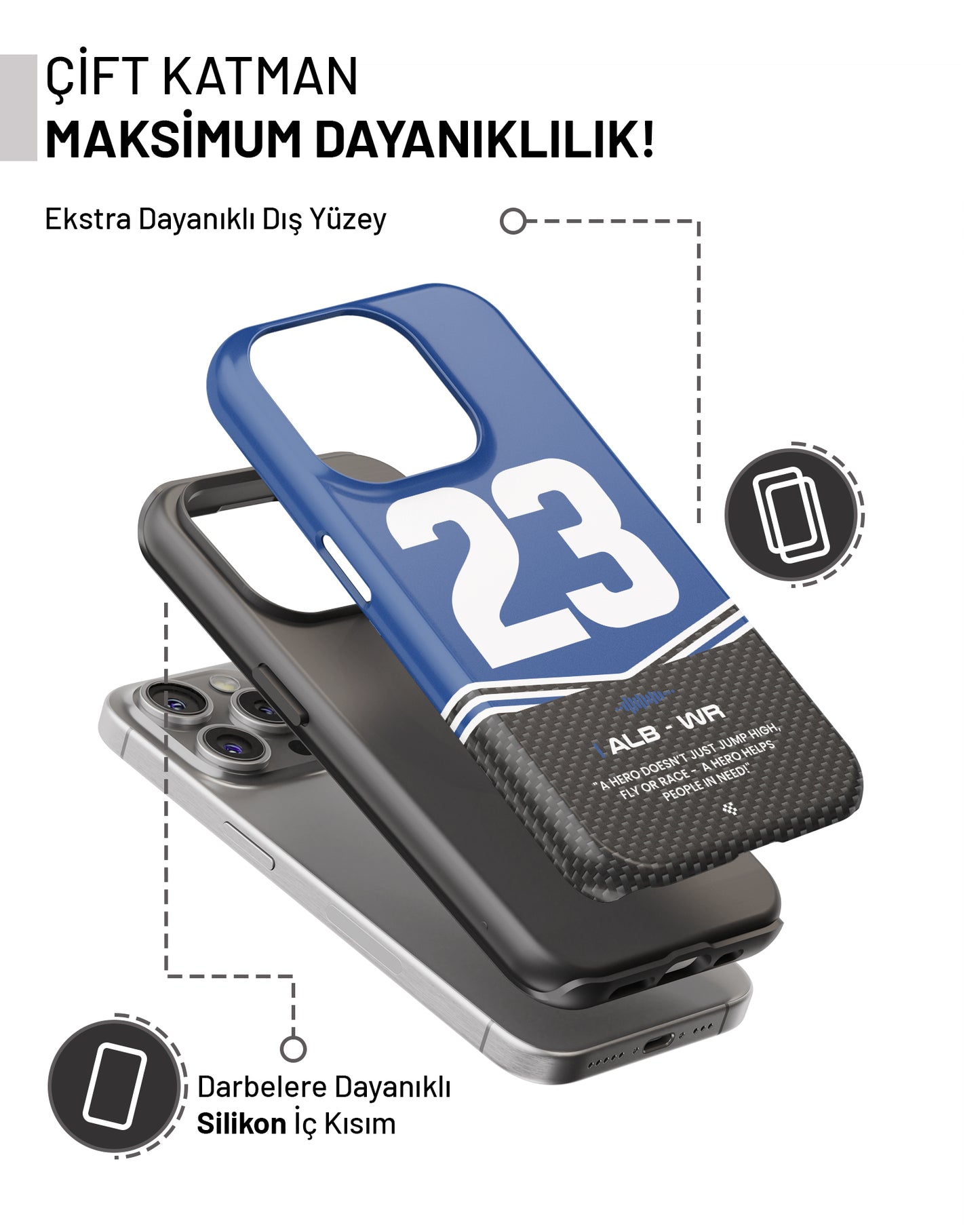 "Alexander Albon F1 2025" PROTECT Telefon Kılıfı