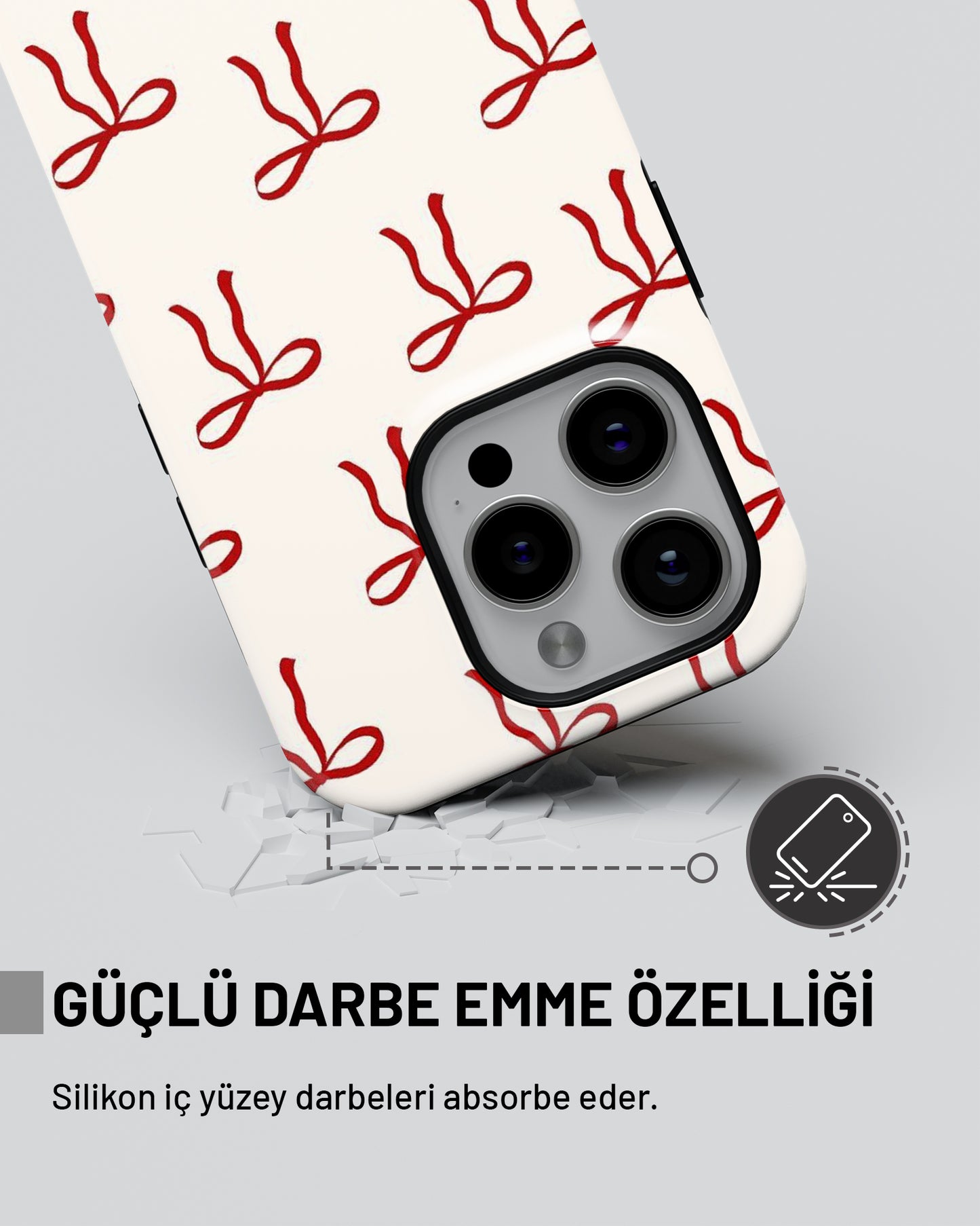 "Red Fiyonk" PROTECT Telefon Kılıfı