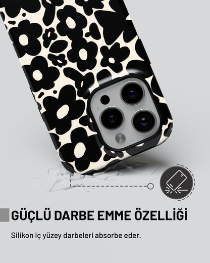 "Siyah Papatya" PROTECT Telefon Kılıfı