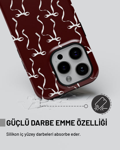 "Bordo Fiyonk" PROTECT Telefon Kılıfı