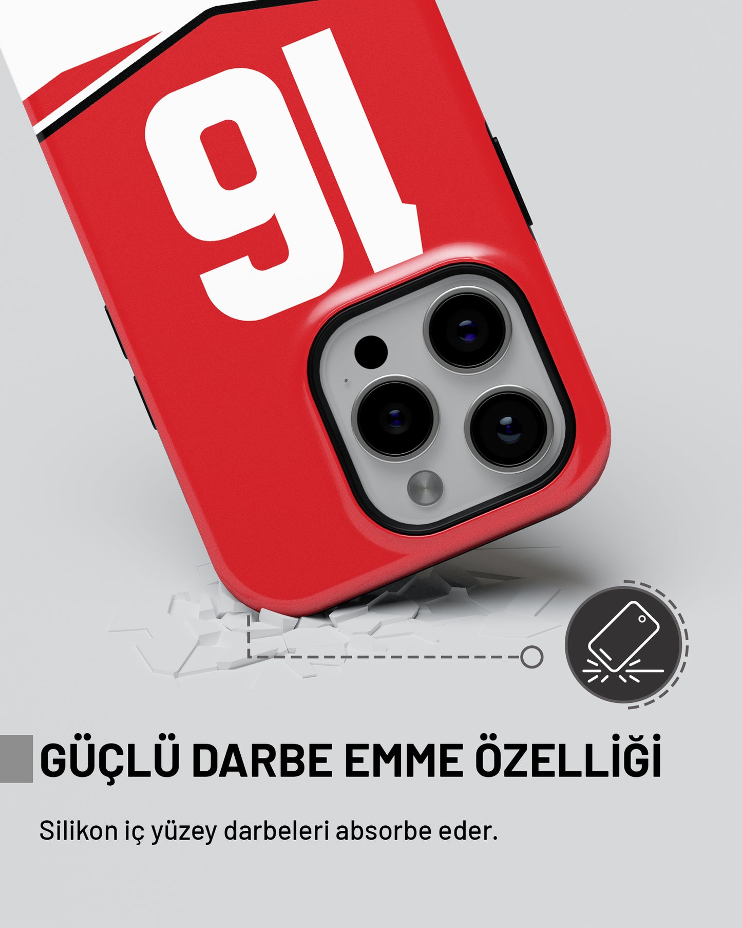 "Charles Leclerc v2 F1 2025" PROTECT Telefon Kılıfı