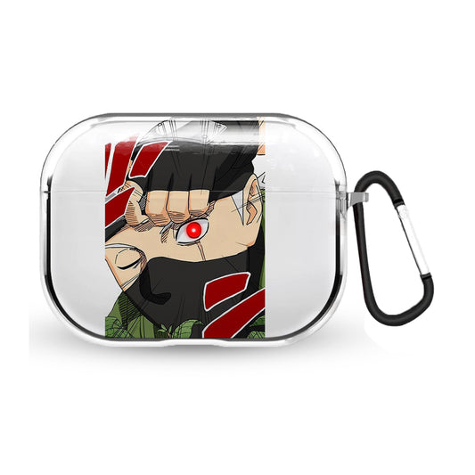 "Kakashi Sharingan" Airpods Şeffaf Koruyucu Kılıf