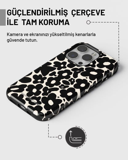 "Siyah Papatya" PROTECT Telefon Kılıfı