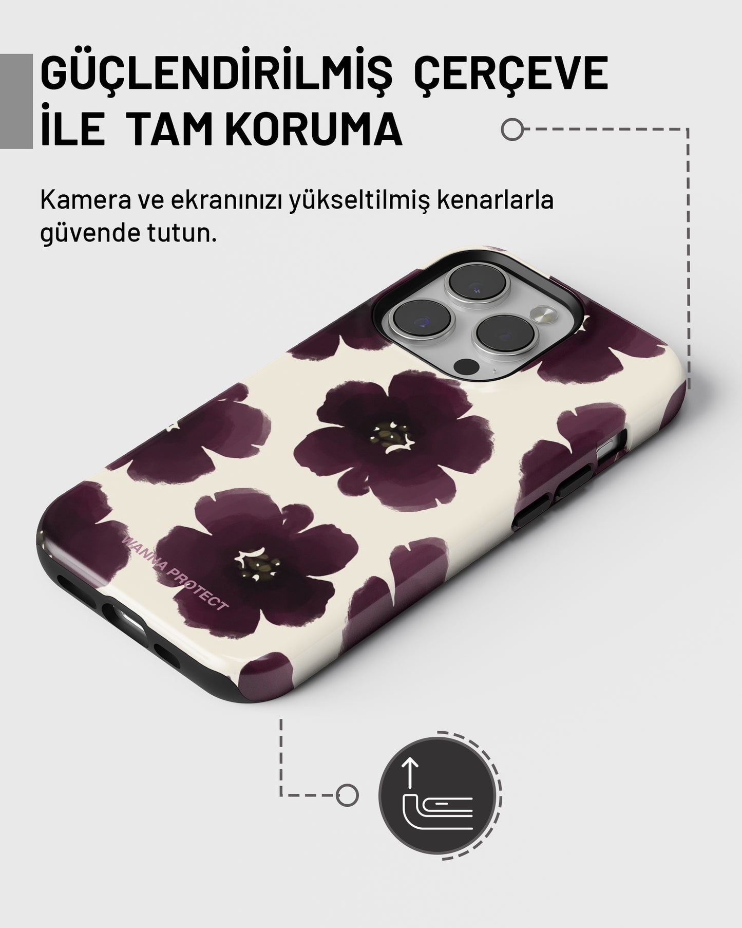 "Rose" PROTECT Telefon Kılıfı