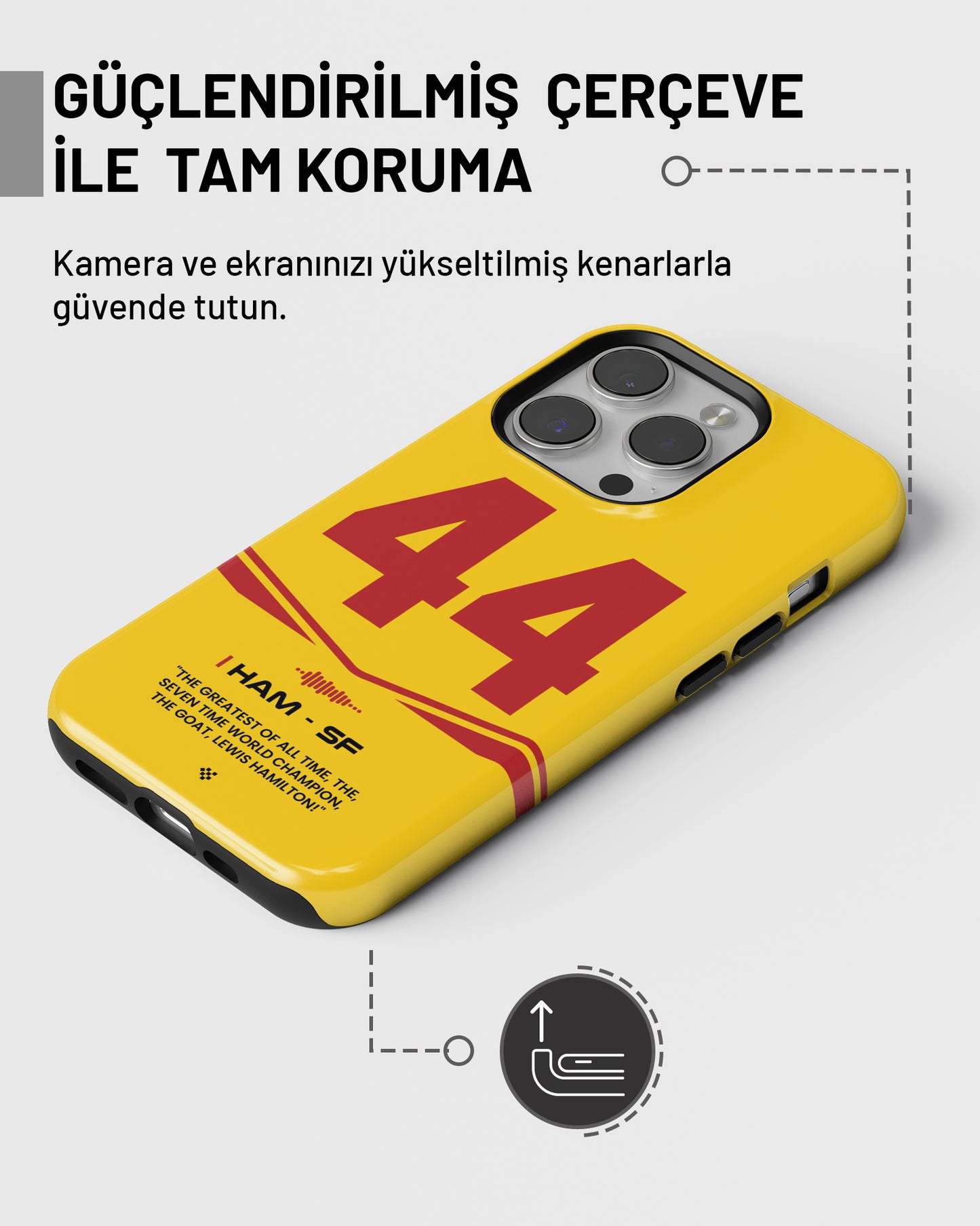 "Lewis Hamilton v2 F1 2025" PROTECT Telefon Kılıfı