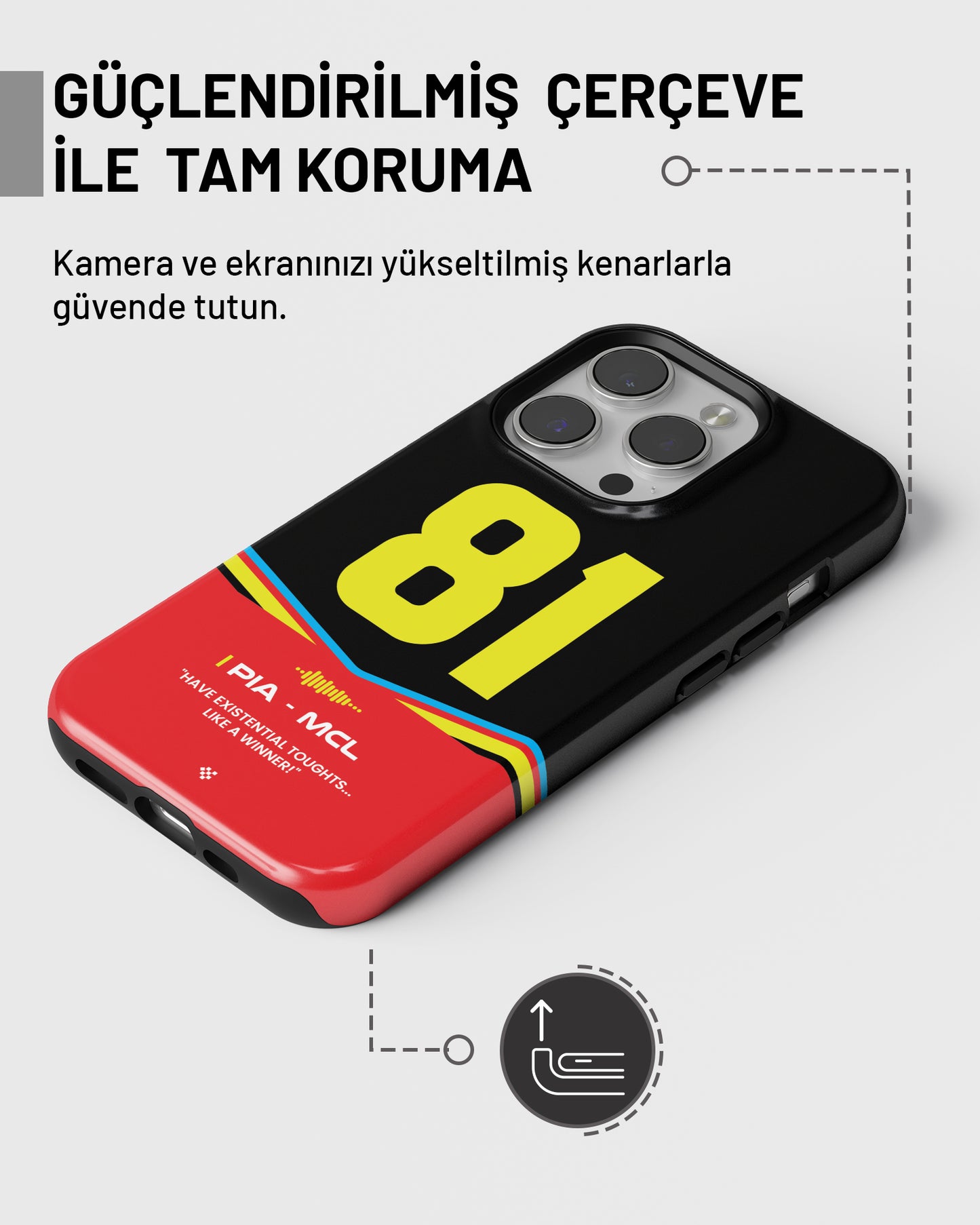 "Oscar Piastri Helmet F1 2025" PROTECT Telefon Kılıfı