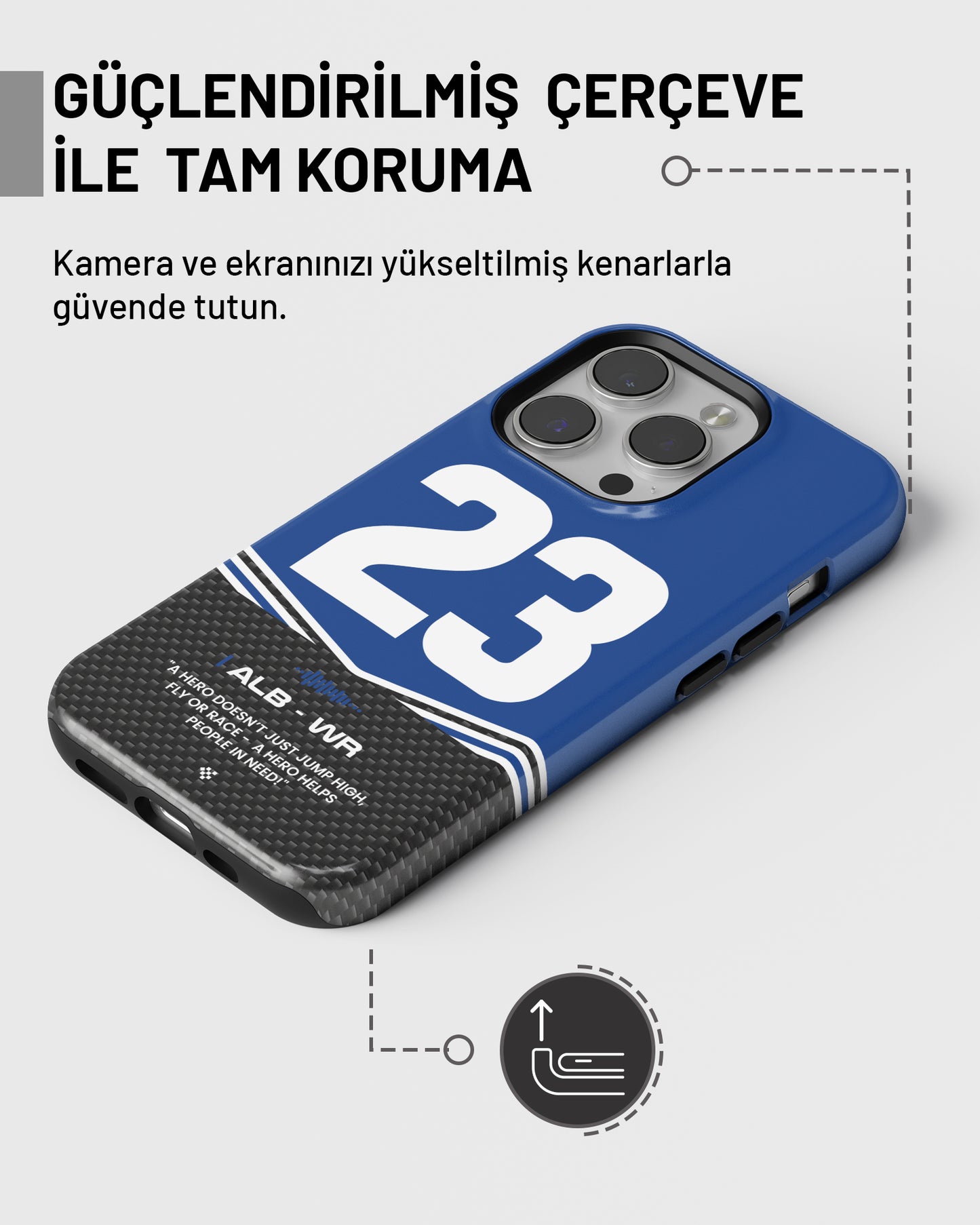 "Alexander Albon F1 2025" PROTECT Telefon Kılıfı