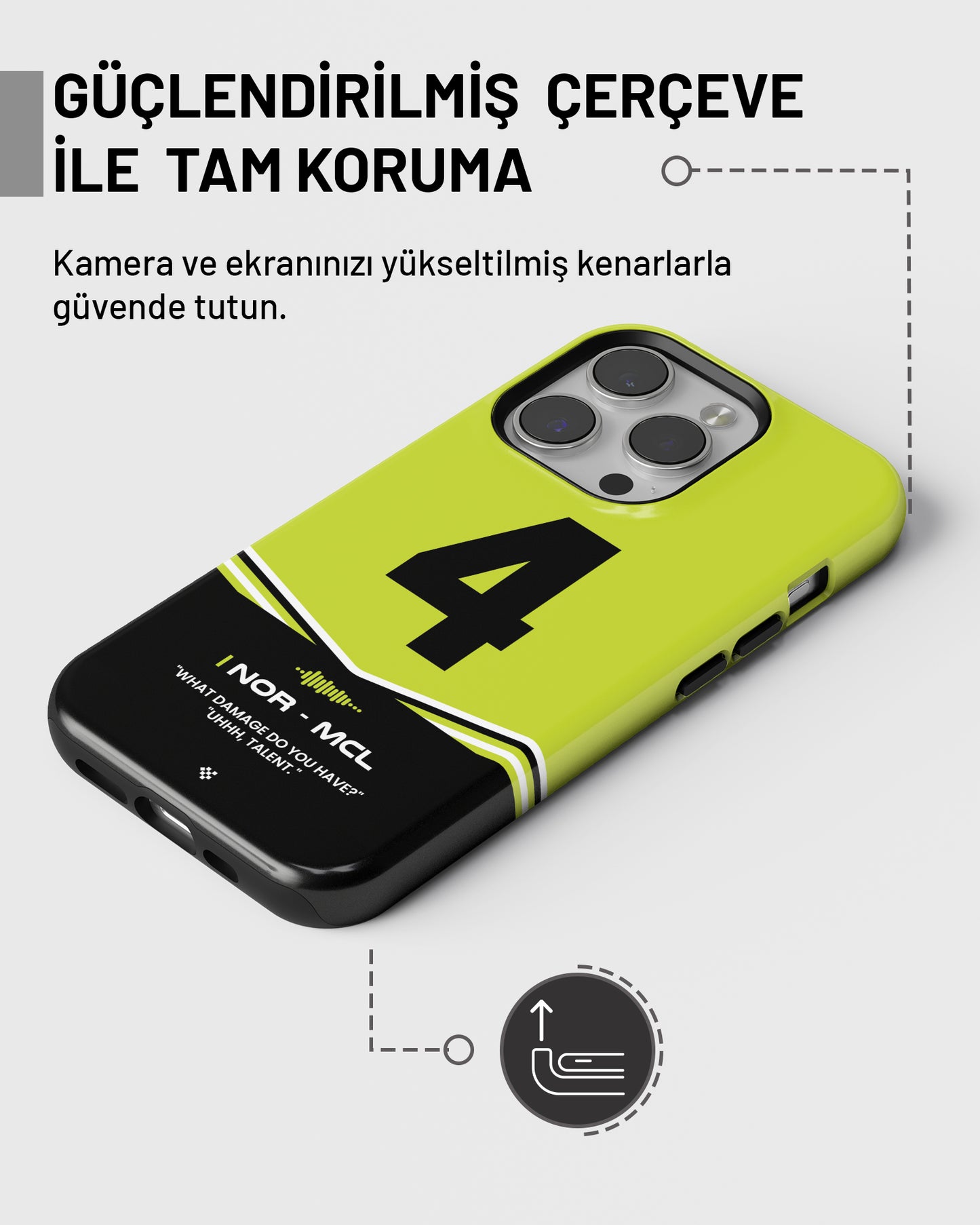 "Lando Norris F1 2025" PROTECT Telefon Kılıfı