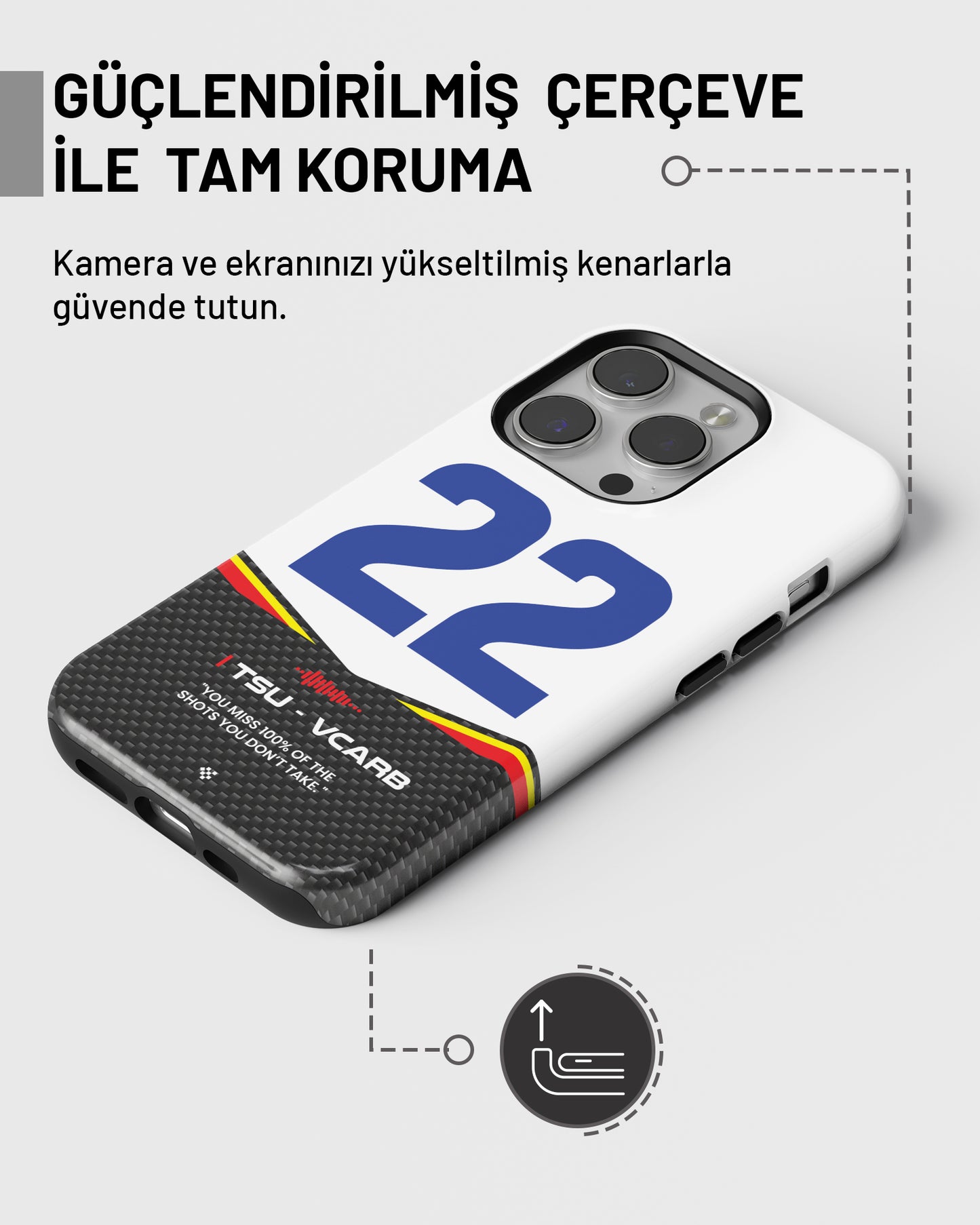 "Yuki Tsunoda F1 2025" PROTECT Telefon Kılıfı