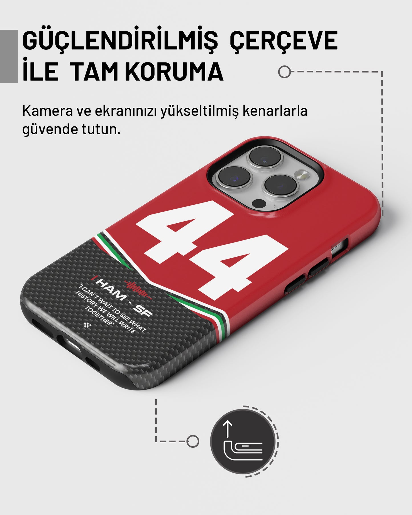 "Lewis Hamilton F1 2025" PROTECT Telefon Kılıfı