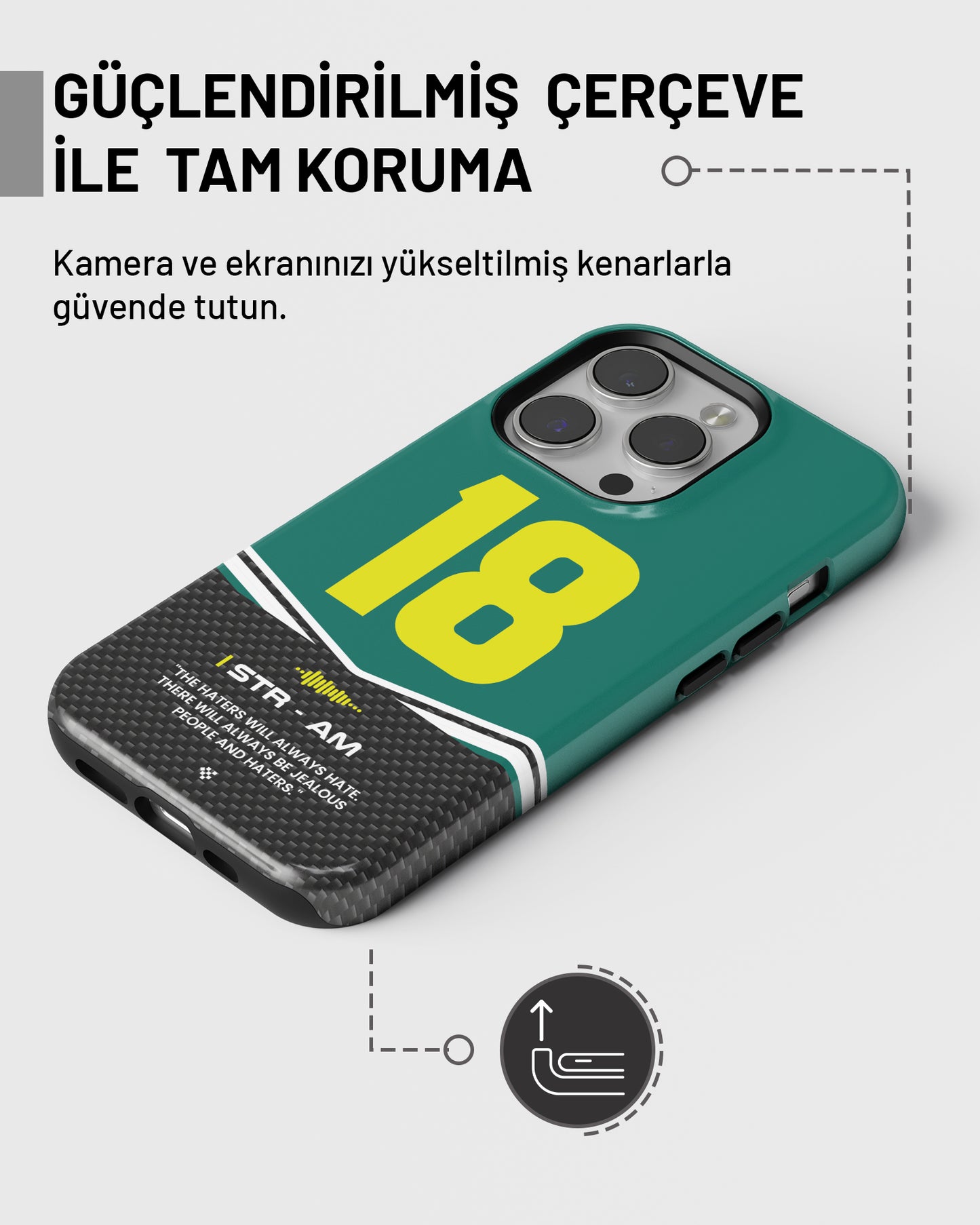 "Lance Stroll F1 2025" PROTECT Telefon Kılıfı