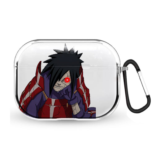 "Madara Sharingan" Airpods Şeffaf Koruyucu Kılıf