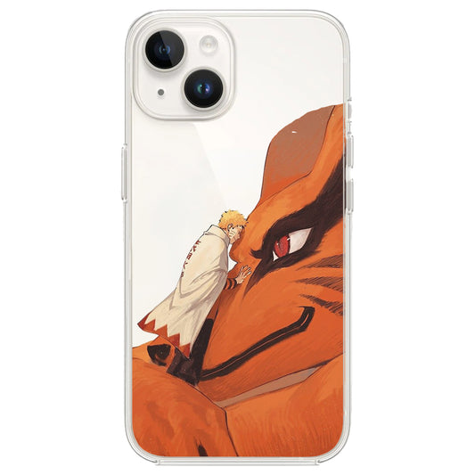 "Naruto x Kurama" Şeffaf Telefon Kılıfı