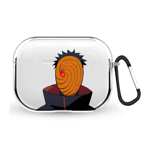 "Obito Sharingan" Airpods Şeffaf Koruyucu Kılıf