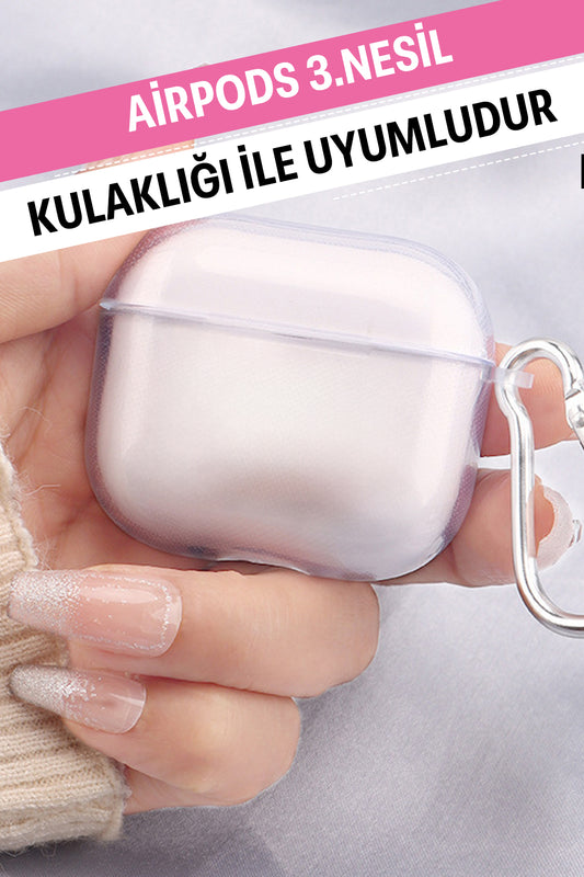 Airpods 3. Nesil Şeffaf Koruyucu Kılıf