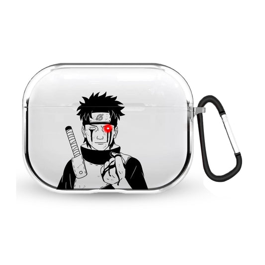 "Shisui Sharingan" Airpods Şeffaf Koruyucu Kılıf