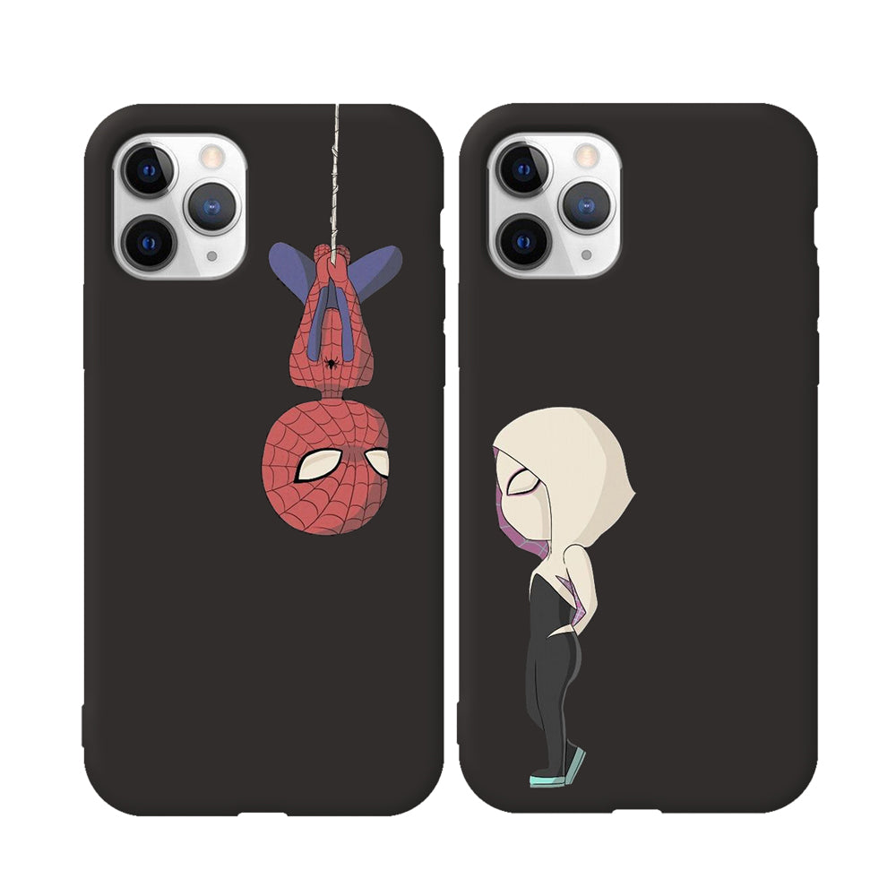 "Spiderman & SpiderGirl" Couple Lansman Telefon Kılıfı