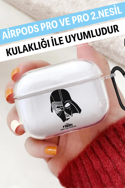 Airpods Pro Şeffaf Koruyucu Kılıf Starwars