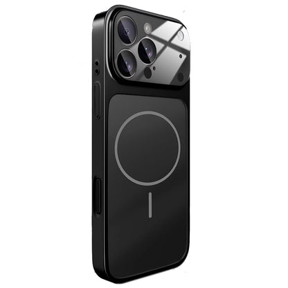 "Siyah" AG Glass Telefon Kılıfı (17 Pro Max Görünümlü)