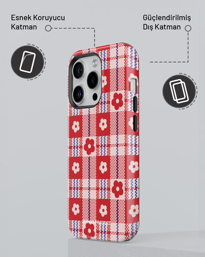 "Ekose Papatya" PROTECT Telefon Kılıfı