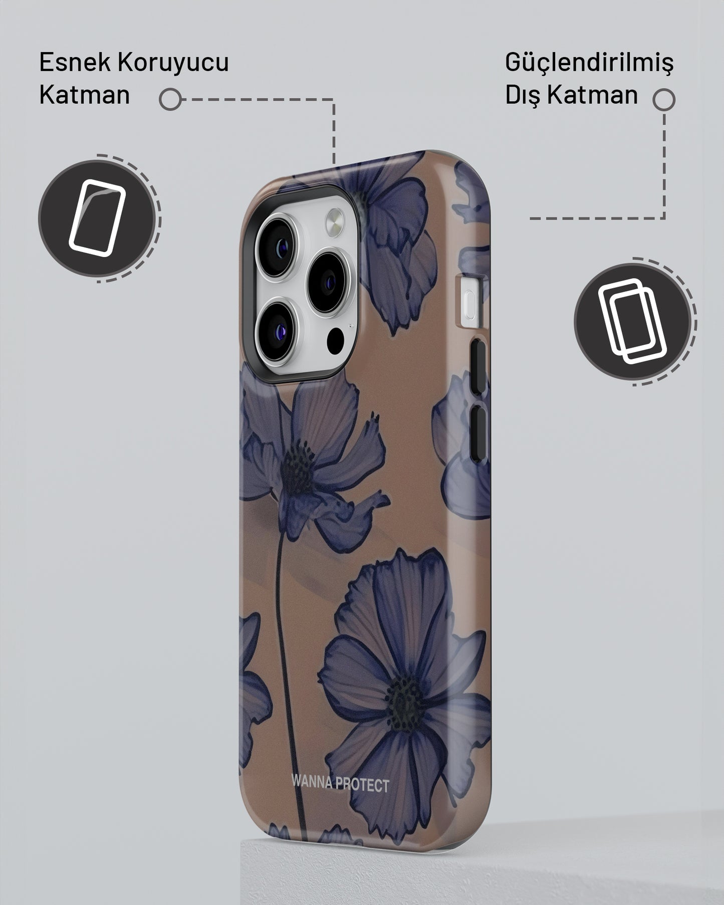 "Kuru Gül" PROTECT Telefon Kılıfı