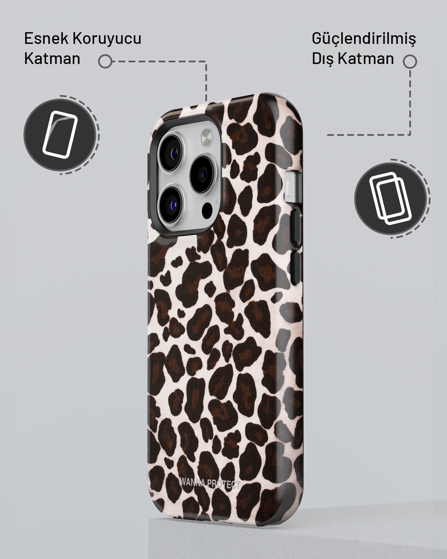 "Leopar" PROTECT Telefon Kılıfı