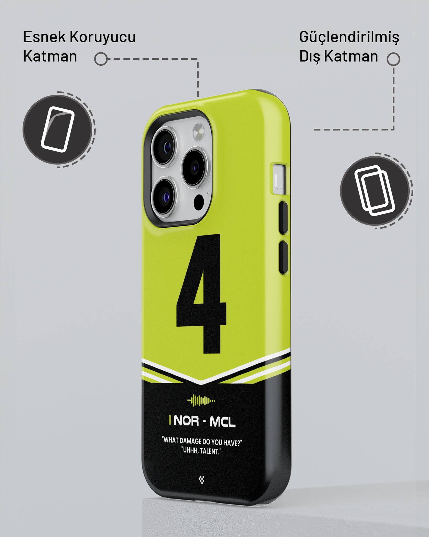 "Lando Norris F1 2025" PROTECT Telefon Kılıfı