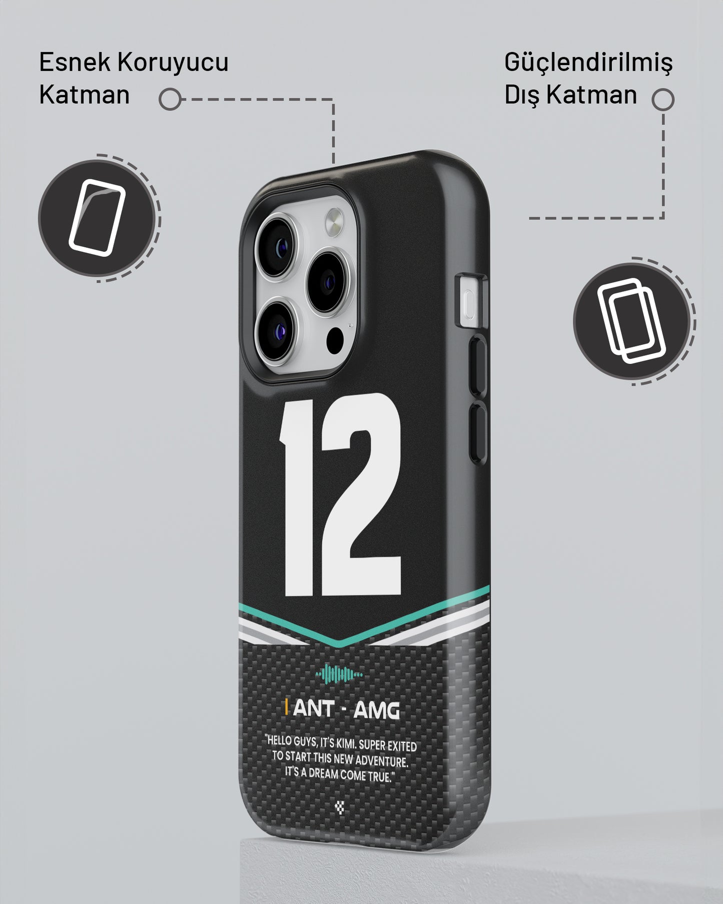 "Andrea Kimi Antonelli F1 2025" PROTECT Telefon Kılıfı